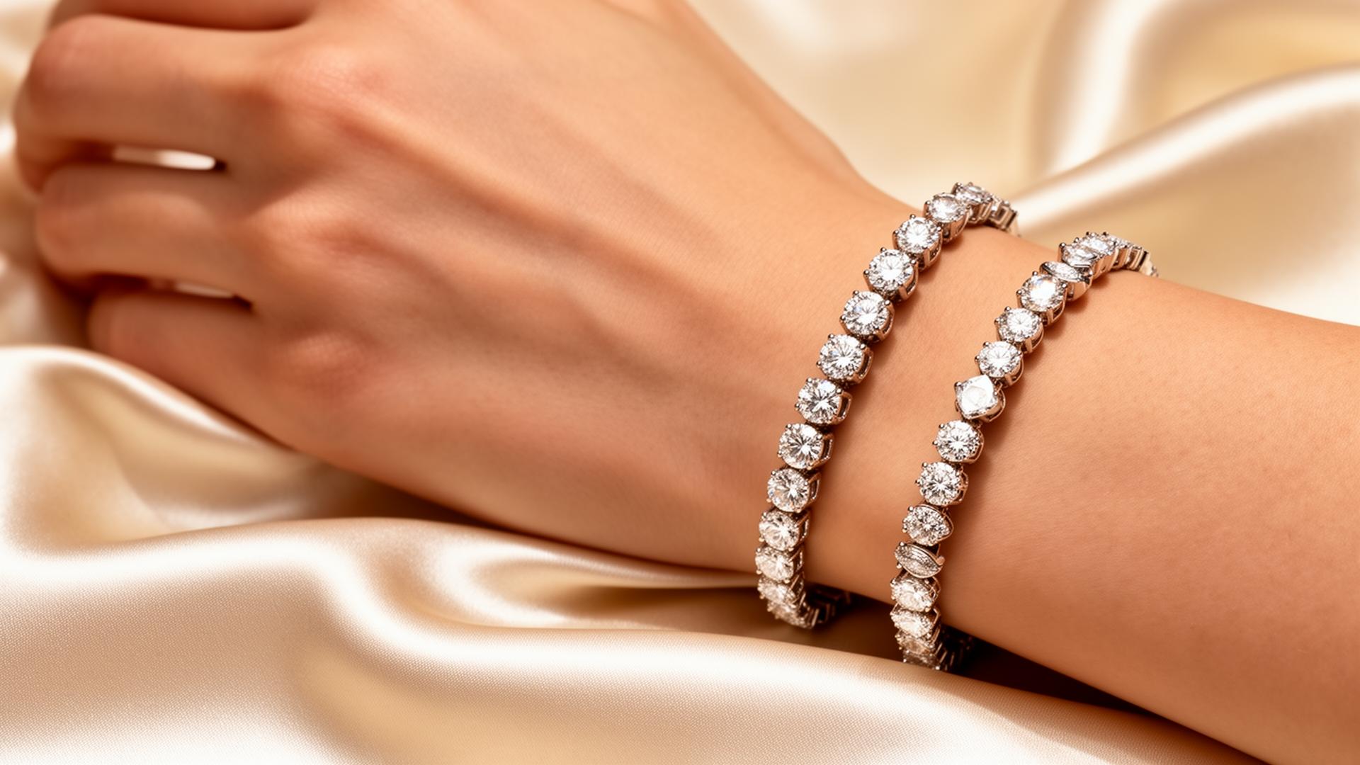 Diamond tennis bracelets — Brillianes