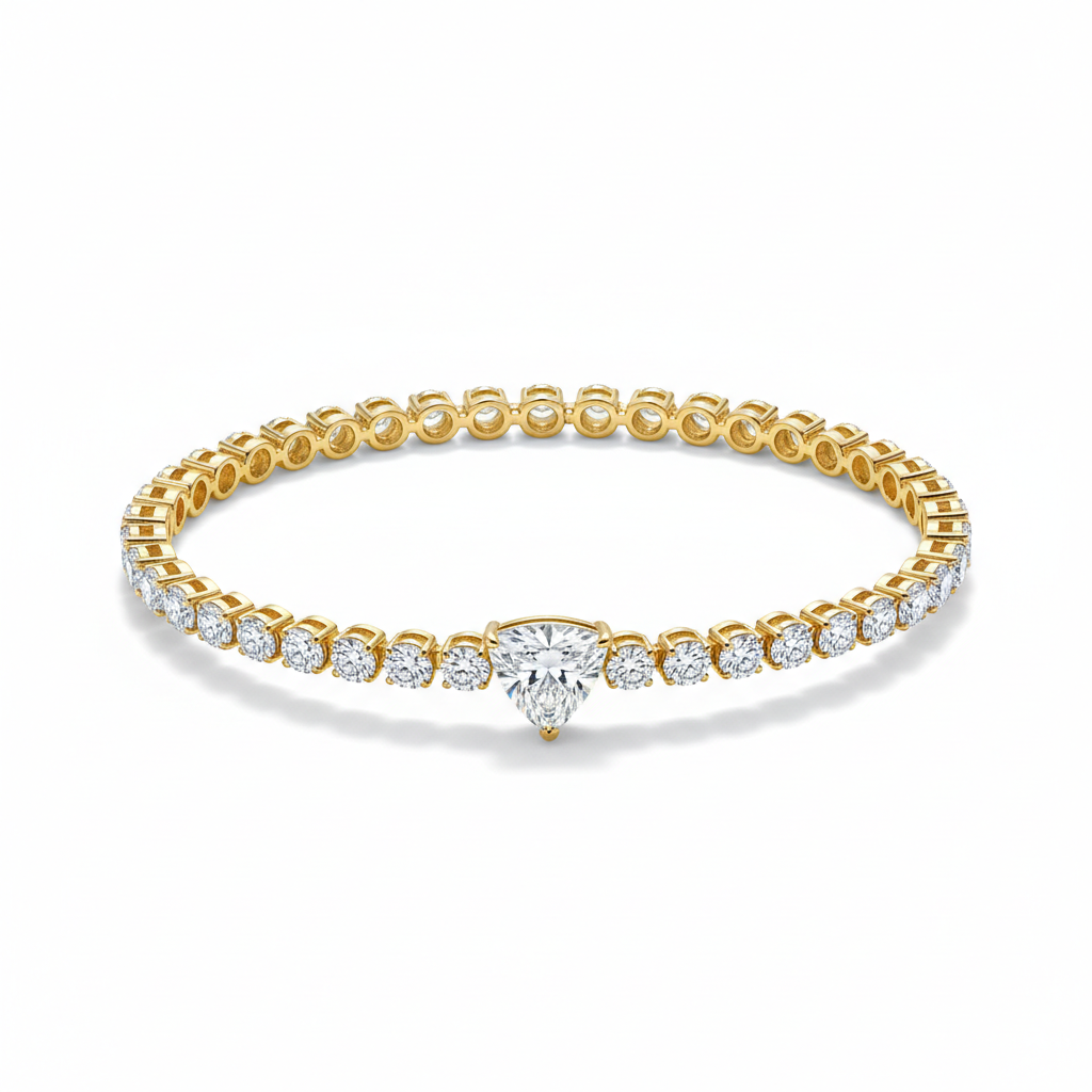Diamond bracelet 1.293 ct — Front