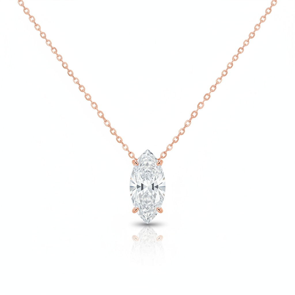 Diamond necklace 1.792 ct — Front
