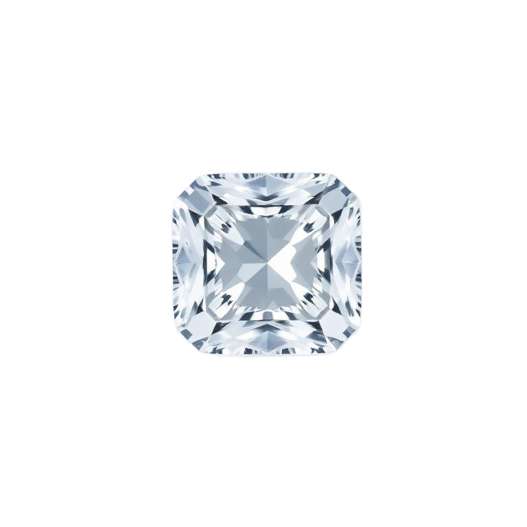 Cushion cut lab-grown diamond, 0.45 ct, color D, clarity VVS1