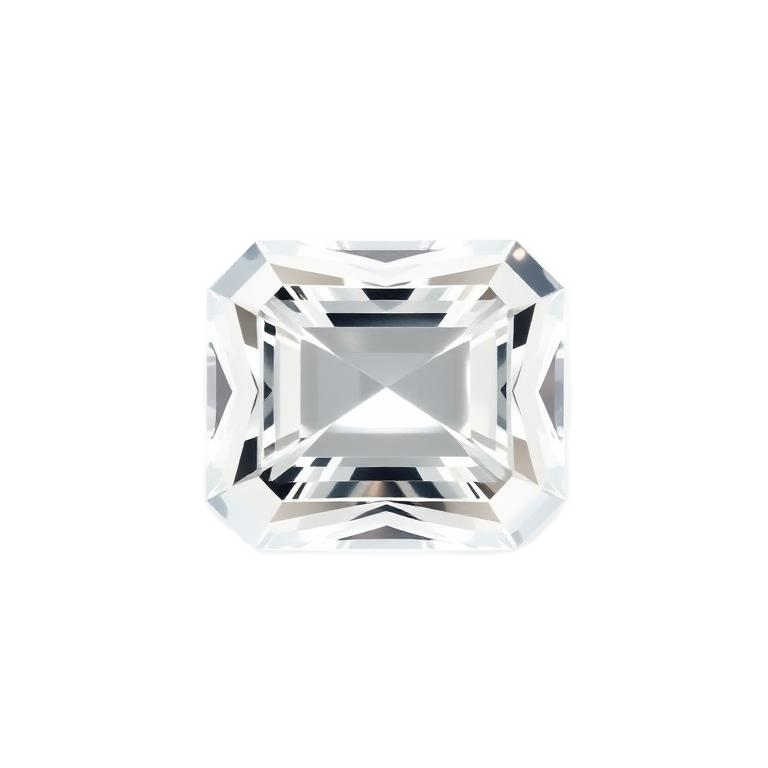Radiant cut lab-grown diamond, 0.725 ct, color D, clarity VVS2